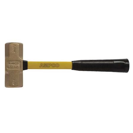 Ampco Safety Tools Blacksmith Hammer, 2 lb., 11" L, Fiberglass H-142FG