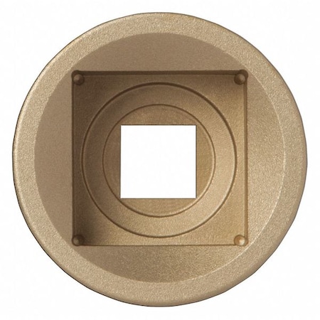 Ampco Safety Tools 3/4 in Drive Impact Socket 1 7/16 in Size Square Standard Depth, Natural I-3/4D1-7/16 (4-PT)