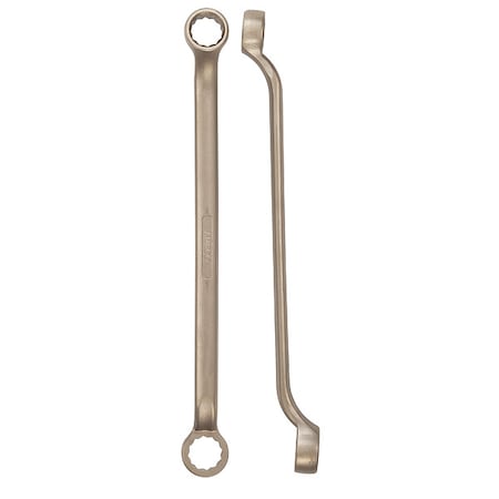 Ampco Safety Tools Double Box End Wrench, 7-1/8" L, Metric 1006