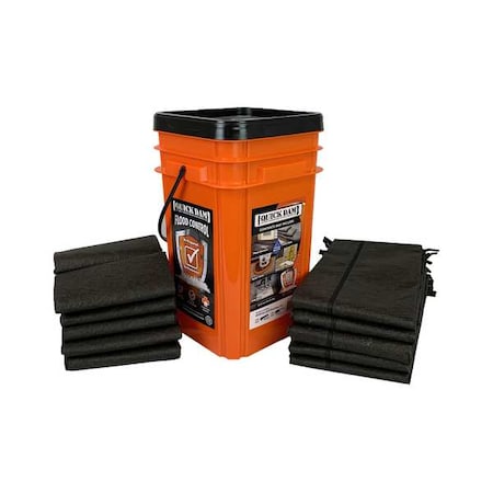 Quick Dam Bucket Combo 10-Bags & 5-Barriers, PK15 QDGGCO
