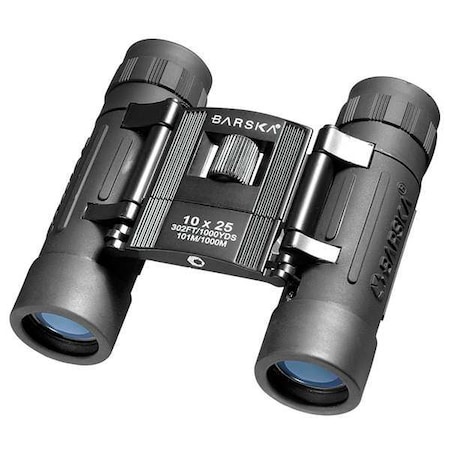 BARSKA General Binocular, 10x Magnification, Roof Prism, 302 ft @ 1000 yd Field of View AB10110