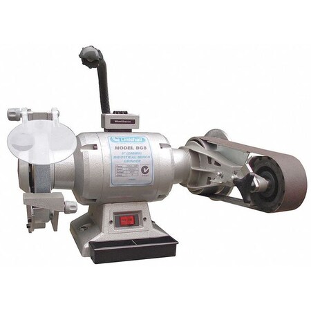 Linishall Combination Bench and Belt Grinder, 8 In. BG8/915