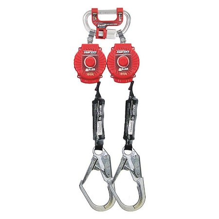 Miller Self-Retracting Lifeline, 6 ft., Red MFLC-4-Z7/6FT