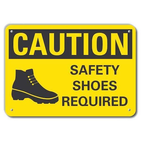 Lyle Caution Sign, Recycled Aluminum, 7 in. H LCU3-0172-RA_10x7