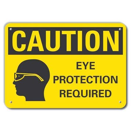 Lyle Caution Sign, Recycled Aluminum, 10 in. H, LCU3-0165-RA_14x10 LCU3-0165-RA_14x10