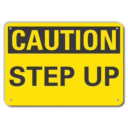 Lyle Caution Sign, 7 in H, 10 in W, Plastic, Vertical Rectangle, English, LCU3-0204-NP_10x7 LCU3-0204-NP_10x7