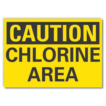 Lyle Caution Sign, 7 in H, 10 in W, Non-PVC Polymer, Vertical Rectangle, English, LCU3-0222-ED_10x7 LCU3-0222-ED_10x7