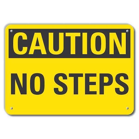 Lyle Caution Sign, 7 in H, 10 in W, Plastic, Vertical Rectangle, English, LCU3-0206-NP_10x7 LCU3-0206-NP_10x7