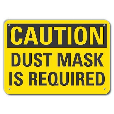 Lyle Caution Sign, 14" W, 10" H, 0.055" Thick, LCU3-0271-NP_14x10 LCU3-0271-NP_14x10