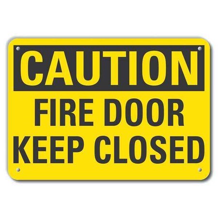 Lyle Caution Sign, Recycled Aluminum, 7 in. H LCU3-0272-RA_10x7
