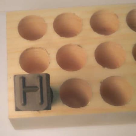 Young Bros Stamp Works Hand Stamp, 3" Shank L, Steel, 06273 H 06273 H