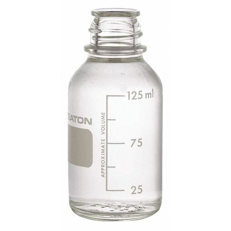 Wheaton Media Bottle, 125mL, 119mm H, PK48 219435