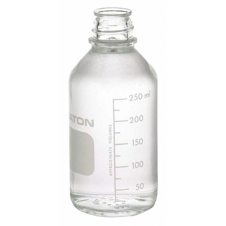 Wheaton Media Bottle, 250mL, 148mm H, PK48 219437