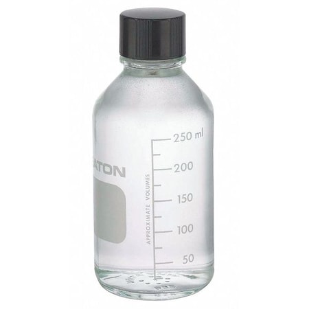 Wheaton Media Bottle, 250mL, 148mm H, PK48 219817