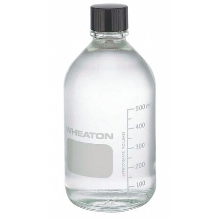 Wheaton Media Bottle, 500mL, 188mm H, PK24 219819