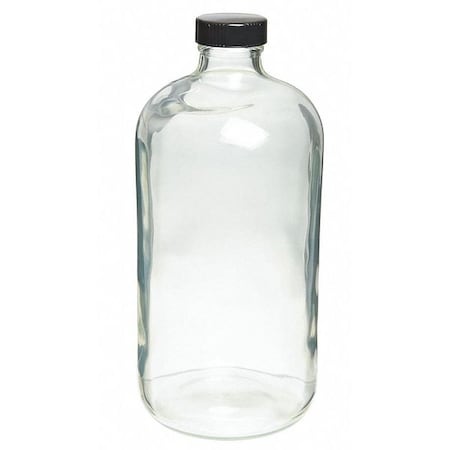 Wheaton Safety Coated Bottle, 16 oz., 170mm H, PK24 220755