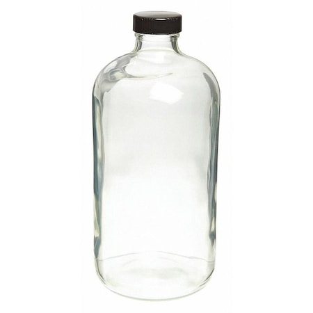 Wheaton Safety Coated Bottle, 16 oz., 170mm H, PK24 220775