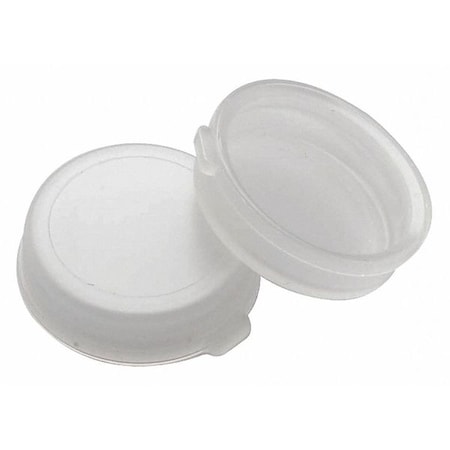 Wheaton Snap Cap, Polyethylene, White Clear, PK200 242612