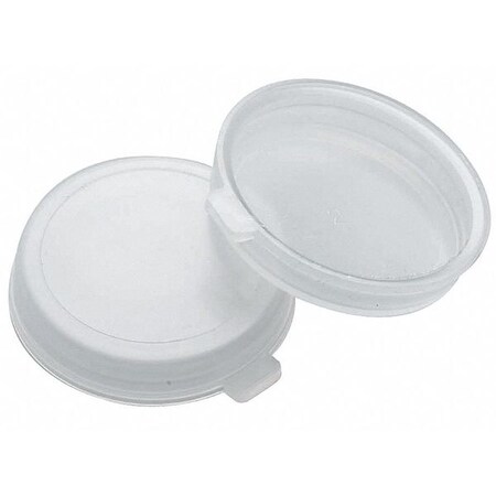 Wheaton Snap Cap, Polyethylene, White Clear, PK200 242615
