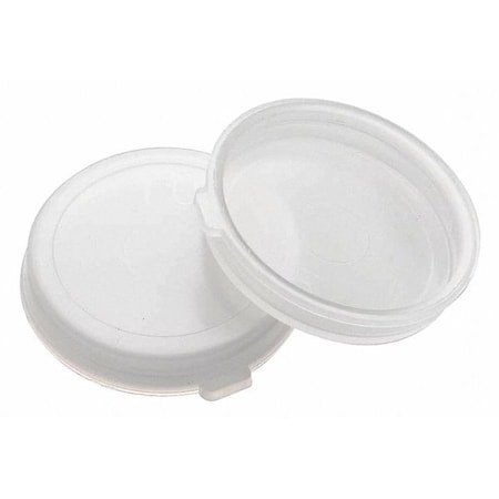 Wheaton Snap Cap, Polyethylene, White Clear, PK200 242616
