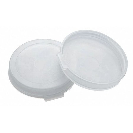 Wheaton Snap Cap, Polyethylene, White Clear, PK200 242619