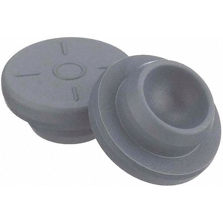 Wheaton Straight Plug Stopper, Gray, PK1000 W224100-173