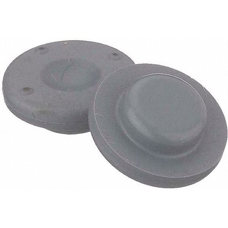 Wheaton Straight Plug Stopper, Gray, PK1000 224100-072