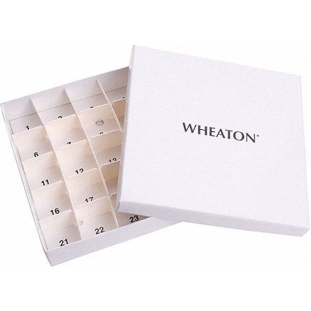 Wheaton Tissue Storage Box, Cardboard, White, PK15 W651610-W