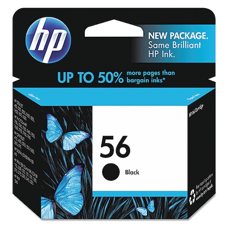 Hp HP 56 Original Ink Cartridge - Single Pack - Inkjet - 520 Pages - Black - 1 Each C6656AN#140