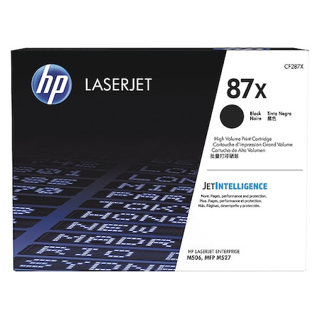 Hp High Yield Toner Cartridge, Black CF287X