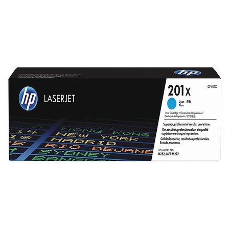 Hp High Yield Toner Cartridge, Cyan CF401X