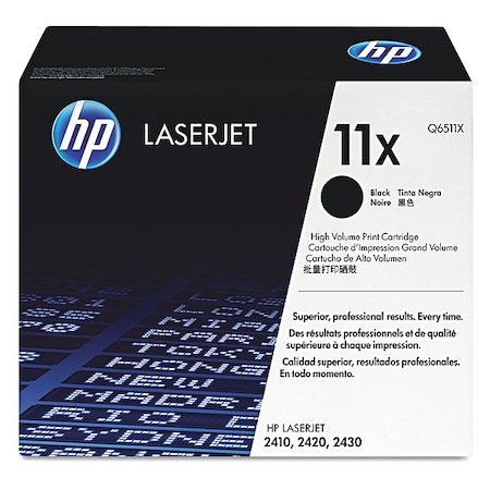 Hp Toner Cartridge, Black, Max. 12,000 Q6511X
