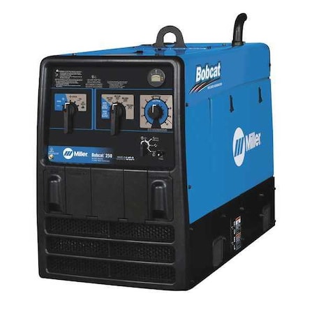 Miller Electric Engine Driven Welder, Bobcat 250 Series, Electric Start, 23.5 hp, Gas, 11,000 W Peak 907500