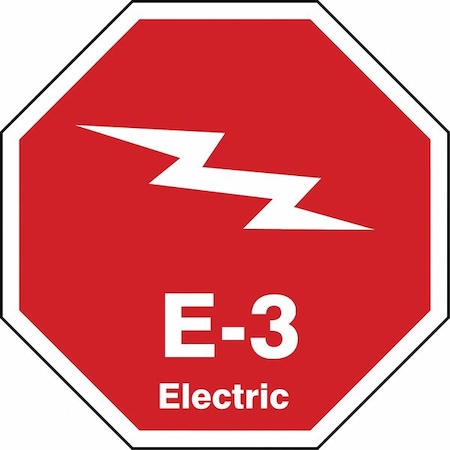 Accuform Energy Source ID Tag, No Header, vinyl, 2-1/2" Width, 2-1/2" Height, Write On Surface: No TDK303XVE
