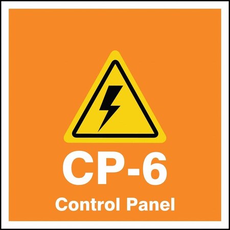 Accuform Energy Source ID Tag, 2-1/2 in. H, Vinyl TDK206XVE