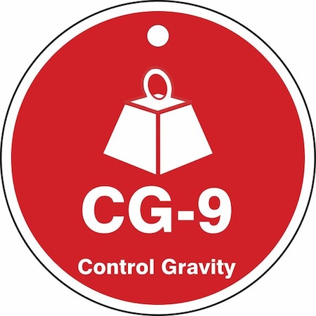 Accuform Energy Source ID Tag, No Header, Plastic, 2-1/2" Width, 2-1/2" Height, Write On Surface: No TDK109VPE