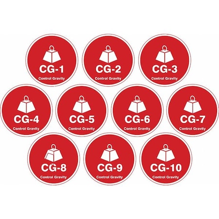 Accuform Energy Source ID Tag, No Header, vinyl, 2-1/2" Width, 2-1/2" Height, Write On Surface: No , 10 PK TDK120XVR