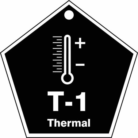 Accuform Energy Source ID Tag, No Header, Plastic, 2 1/2 in Width, 2 1/2 in Height, Write On Surface: No TDK801VPE