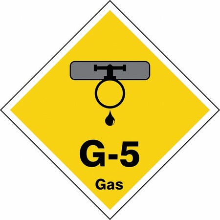 Accuform Energy Source ID Tag, No Header, vinyl, 2-1/2" Width, 2-1/2" Height, Write On Surface: No TDK405XVE