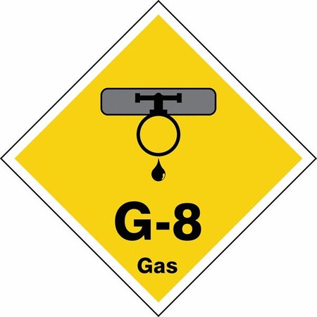 Accuform Energy Source ID Tag, No Header, vinyl, 2-1/2" Width, 2-1/2" Height, Write On Surface: No TDK408XVE
