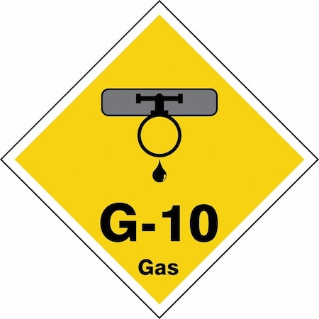 Accuform Energy Source ID Tag, No Header, vinyl, 2-1/2" Width, 2-1/2" Height, Write On Surface: No TDK410XVE