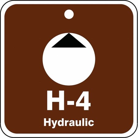 Accuform Energy Source ID Tag, No Header, Plastic, 2-1/2" Width, 2-1/2" Height, Write On Surface: No TDK504VPE