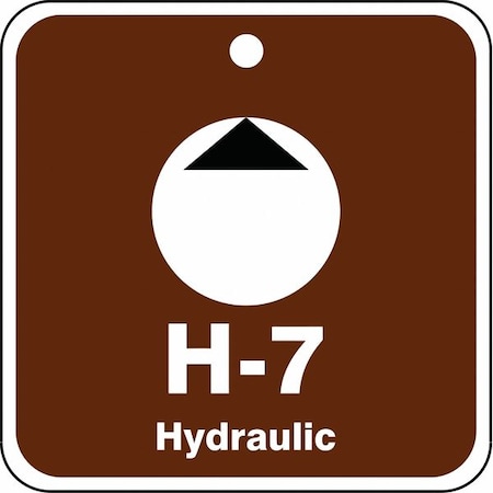 Accuform Energy Source ID Tag, No Header, Plastic, 2-1/2" Width, 2-1/2" Height, Write On Surface: No TDK507VPE
