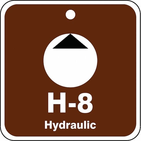 Accuform Energy Source ID Tag, No Header, Plastic, 2-1/2" Width, 2-1/2" Height, Write On Surface: No TDK508VPE