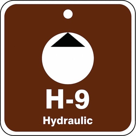 Accuform Energy Source ID Tag, No Header, Plastic, 2-1/2" Width, 2-1/2" Height, Write On Surface: No TDK509VPE