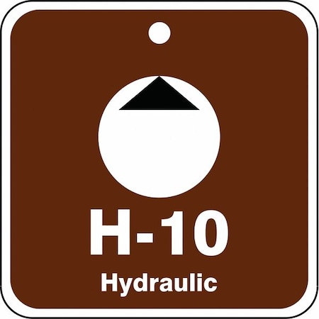 Accuform Energy Source ID Tag, No Header, Plastic, 2-1/2" Width, 2-1/2" Height, Write On Surface: No TDK510VPE