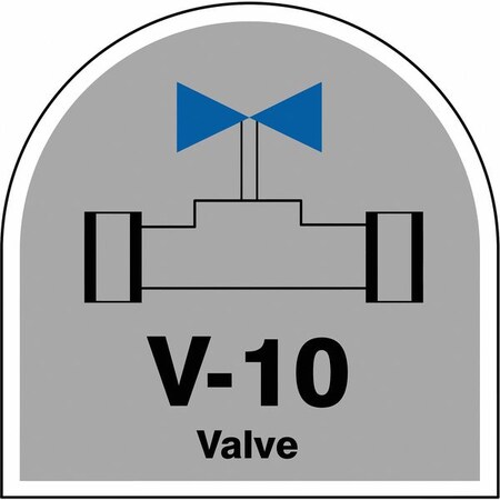 Accuform Energy Source ID Tag, No Header, vinyl, 2-1/2" Width, 2-1/2" Height, Write On Surface: No TDJ210XVE