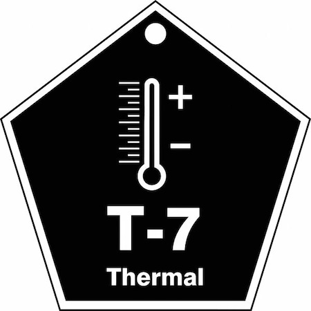 Accuform Energy Source ID Tag, No Header, Plastic, 2-1/2" Width, 2-1/2" Height, Write On Surface: No TDK807VPE