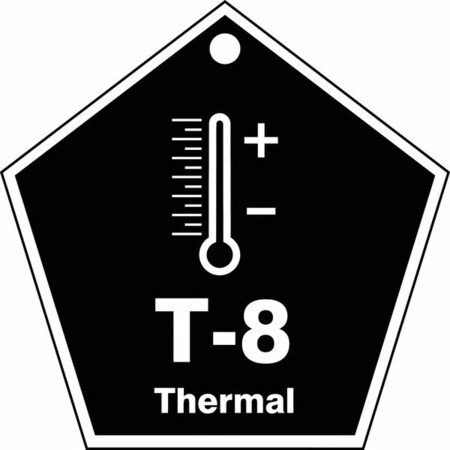 Accuform Energy Source ID Tag, No Header, Plastic, 2-1/2" Width, 2-1/2" Height, Write On Surface: No TDK808VPE
