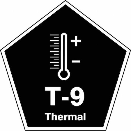 Accuform Energy Source ID Tag, No Header, vinyl, 2-1/2" Width, 2-1/2" Height, Write On Surface: No TDK809XVE
